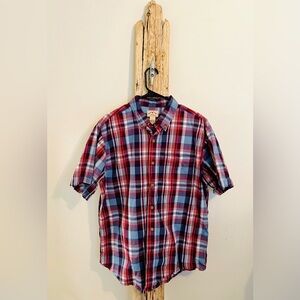 Blue mountain plaid red and blue